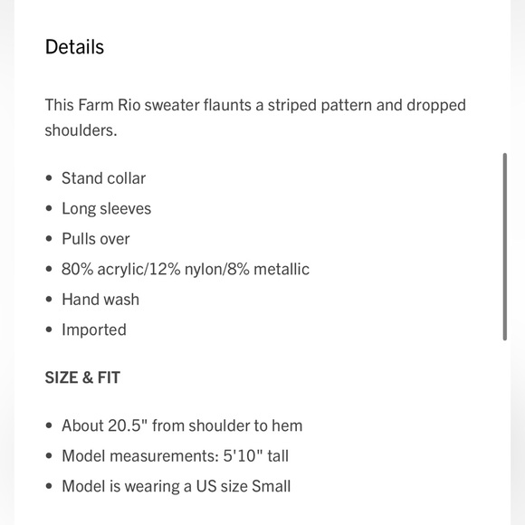 Farm Rio Sweater - Picture 7 of 8